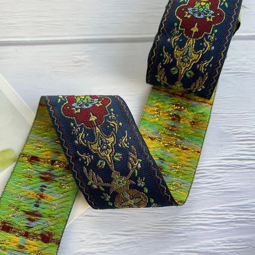Retro diy jacquard ribbon - 9m,