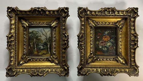 Miniature italian oil - miniature,