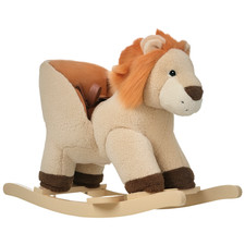 Kids Rocking Lion Plush Ride