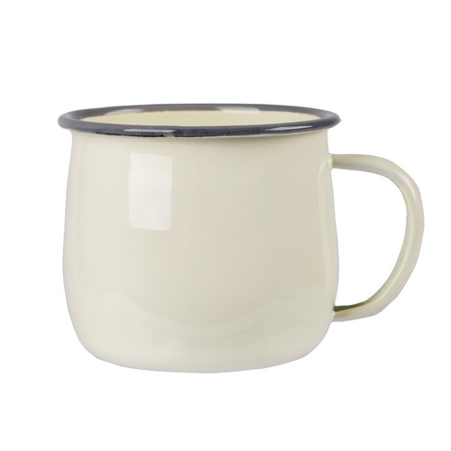 Coloured enamel belly - belly, mugs