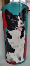 Scarce beautiful large 27cm Leslie Gerry John Beswick Border Collie dog vase 