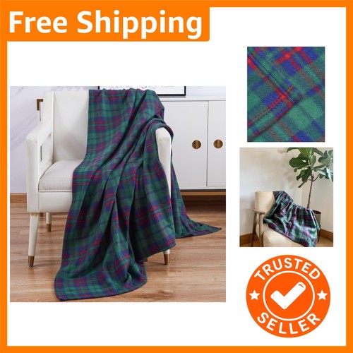 Lightweight tartan fleece - tartan,