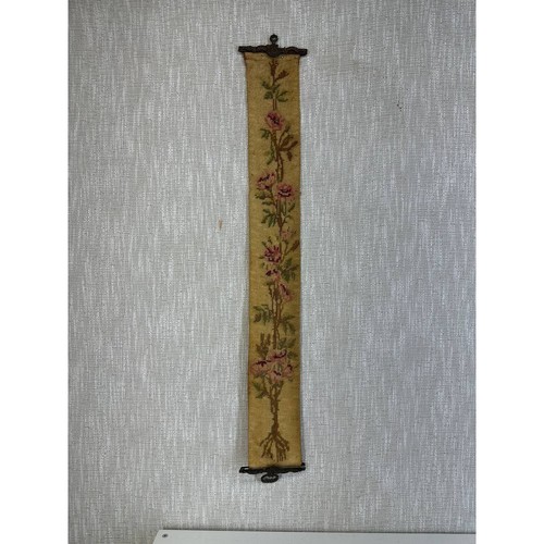 Antique floral needlepoint - antique,