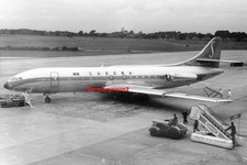 SABENA.,  CARAVELLE.,  OO-SRK.,   Ringway 1967,   B/w PHOTOGRAPH