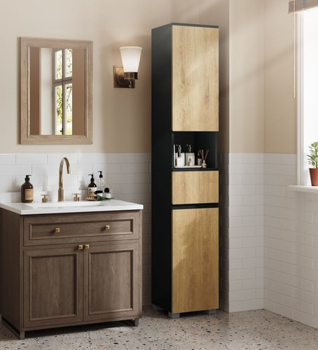 Modern tall bathroom cabinet - tall,