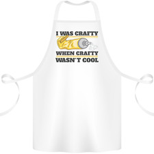 Arts and Crafts Funny Crafty Art Artist Cotton Apron 100% Organic