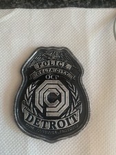 Robocop Cop Badge.  3D print. hex 3D OCP 80s movie prop cosplay Sci-fi