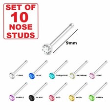 Nose Stud Set I L Screw Shape