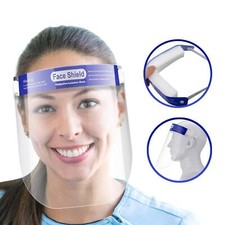 Premium Full Face Shield Super Protective Clear Transparent Anti-fog Safety Mask