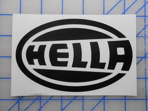 Hella sticker decal 4 - hella, 4"