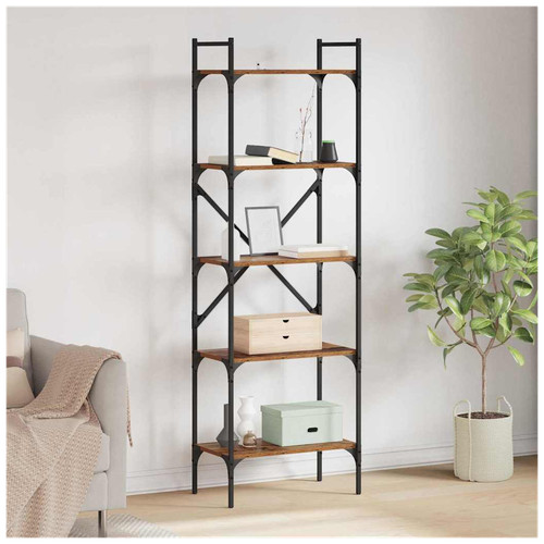 Bookcase 56x32x174cm old wood - 56x32x174cm,
