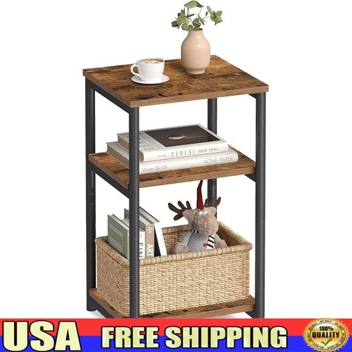 Industrial end table 3 - table, w/