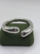 (2265)Sterling Silver Fancy 925 Bangle (torque Style )