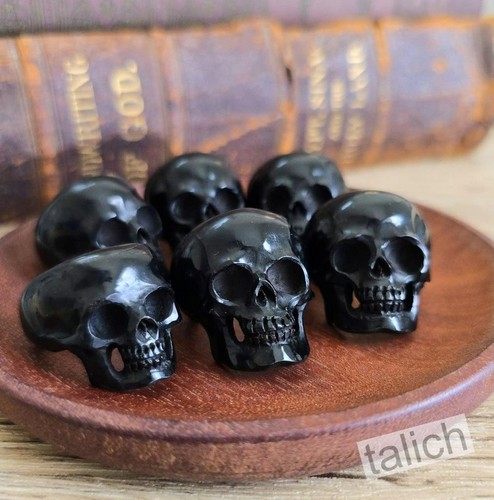 Carved buffalo black horn - carved,