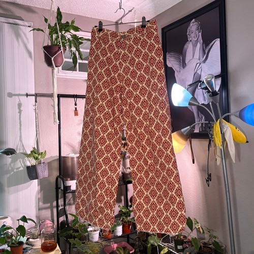 Boho red geometric print - geometric,