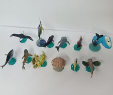 lots Kaiyodo Aquatales Mini Figure Sailfish Sargassum Fish Swordtip Squid Shark