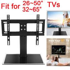 Universal Height Adjustable VESA Mount Table TV Stand for 26–32 inch TVs