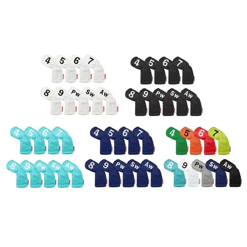 9pcs iron golf - iron, cover