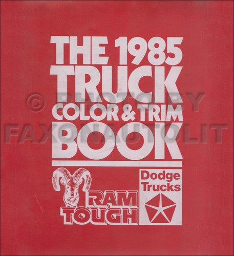 1985 dodge truck - dodge,