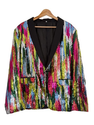 Men sequin suit stage - men,