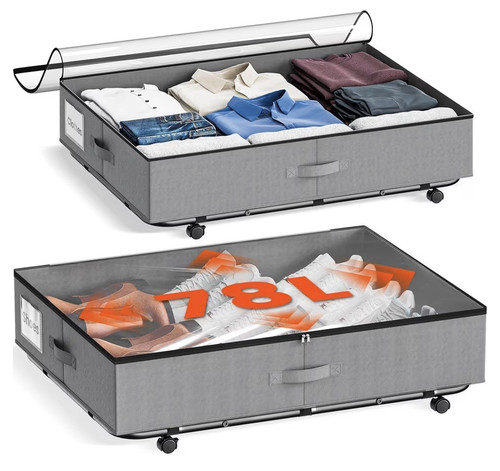 Pack under bed storage boxes - bed,
