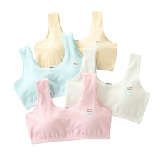 4 Pack Girls Bra Cotton Soft