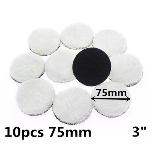 10pcs 3inch 75mm wool buffing - 3inch/75mm,