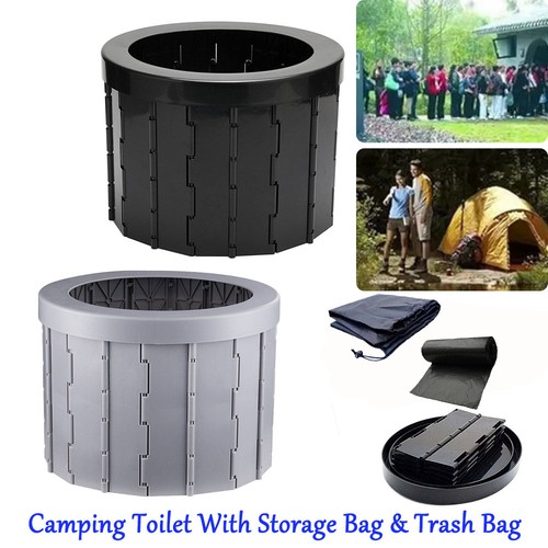 Portable folding commode - portable,