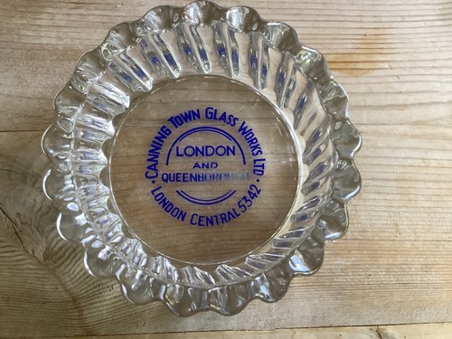 Large glass dish - glass,