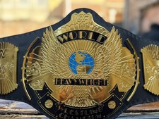 Winged Eagle Championship Wrestling Replica Title Belt Brass 4mm Adult size wwf