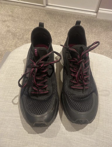 Black pink trainers - black,