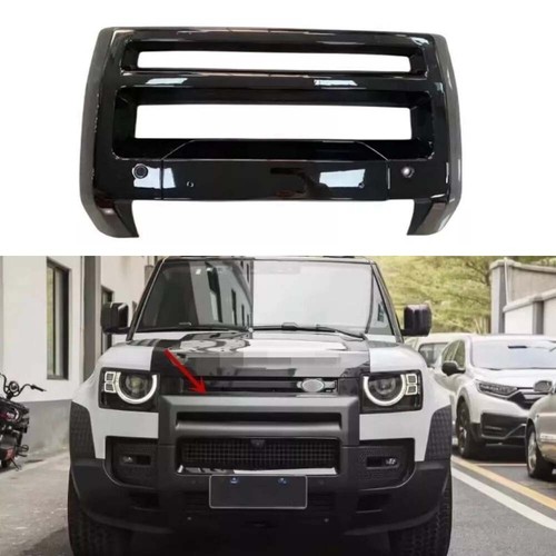 Gloss black front - black, bumper