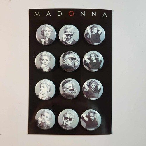 Madonna first album button - madonna, 1"