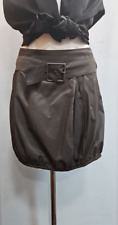 Retro : Cop Copine Belted Cargo Balloon Skirt With Pocket Grey Size 38 'Ashley'