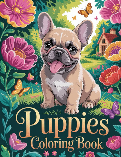 Cute puppies coloring book for - cute,
