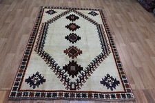 Old handmade rug with superb