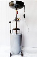 New Arrival Top Quality 80L Waste Oil Drainer Steel Machine Grey Colour