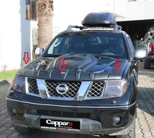 Dragon Bonnet Protector Front Black ABS For Nissan Navara D40 2006-2015