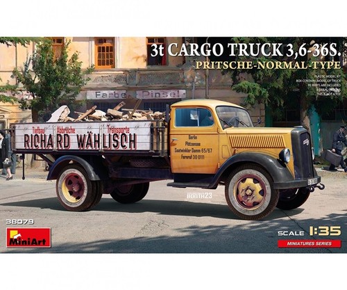 Miniart 38079 3t cargo - miniart,