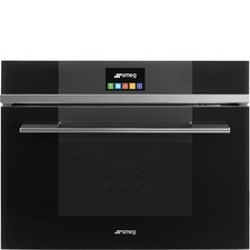 Smeg Linea Compact Steam Oven SF4104VCN 60cm Black Graded (JUB-29605) RRP £1599