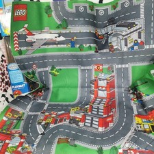 Lego City Fire + Airport Playmat 80cm X 70cm LEGO MAT PLAY SHEET