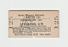 Great Western Railway Ticket