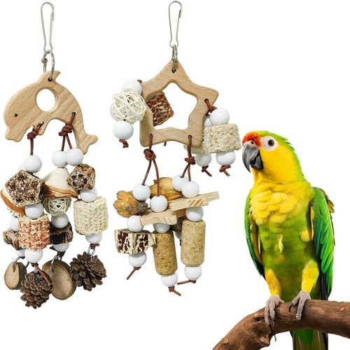 1pc bird toy parrot chewing - bird,