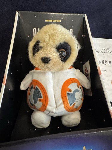 Oleg meerkat toy with - bb-8,