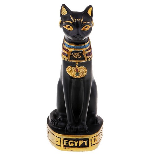 Resin egyptian cat goddess - egyptian,