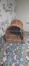 Vintage Wicker Cat Basket