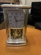 Vintage Rhythm Arab Dial Oblong Mantel Clock, preowned.