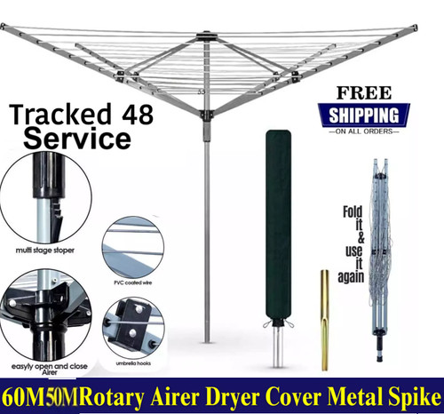 60m rotary airer - 60m,