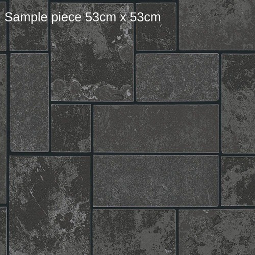 Sample piece black glitter - sample,