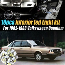 10Pc Super White Car Interior